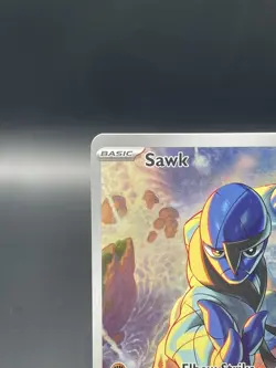 Pokemon Card TCG: Sawk 130/086 Sv: White Flare Holo Illustration Rare - Image 2