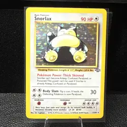 Snorlax English 11/64 Holo Jungle Pokemon Card TCG - 1999 LP - Image 1