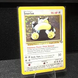 Snorlax English 11/64 Holo Jungle Pokemon Card TCG - 1999 LP - Image 2
