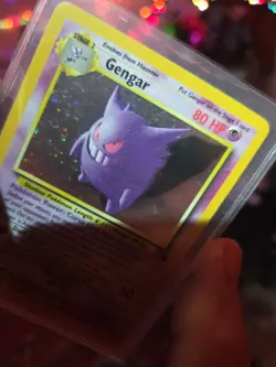 Pokemon Gengar Holo Card 80 HP Stage 2 Wizards Fossil Set 5/62 English - Image 4