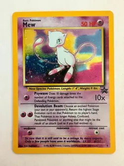 Mew Holo Black Star Promo Wotc Pokemon Card TCG English NM/M (Never Played) - Image 1