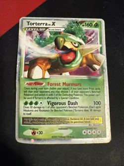 Pokemon TCG Torterra LV.X Holo Rare Card DP09 Diamond & Pearl - Image 1