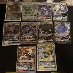 Pokemon TCG | Full Art GX Japanese X10 Card Bundle | Tag Team All Stars & More 9 - Image 1