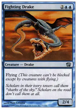 Fighting Drake x4 - 8th Edition - NM-Mint, English - 8th Edition - Image 1