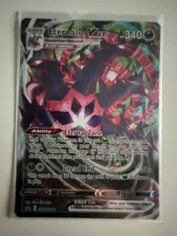 Eternatus Vmax SWSH045 Promo Holo Near Mint Condition Black Star Promo - Image 1