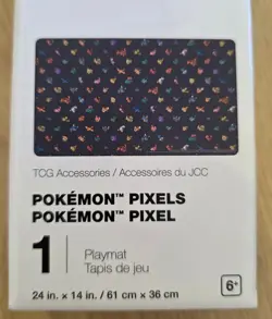 Pokemon Center TCG: Pokemon Pixels Playmat Accessories Kanto Retro New Unused - Image 1