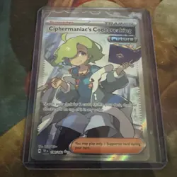 NM Pokemon Ciphermaniac's Codebreaking 198/162 Temporal Forces RAW US Seller - Image 1