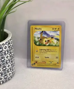 PIKACHU ~ Expedition Base Set ~ Common ~ Pokemon Card ~ 124/165 ~ Vintage 2002 - Image 1