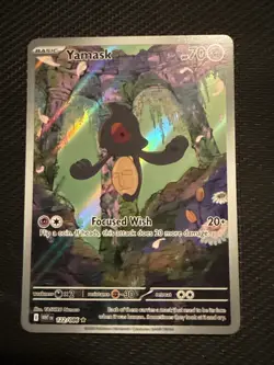 Pokemon Yamask 122/086 Sv: White Flare Illustration Rare Holo Basic Card 2025 - Image 1