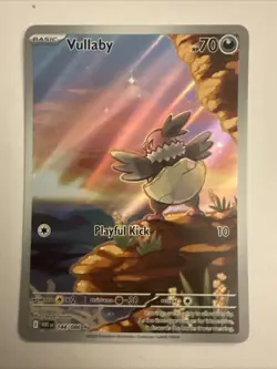Pokemon TCG Vullaby 144/086 SV11W: White Flare Illustration Rare Holo Nm - Image 1