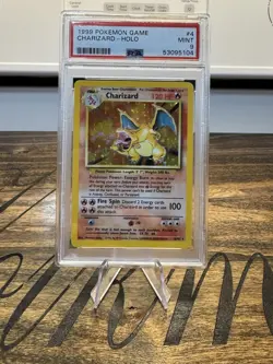 Pokemon Base Set Charizard 4/102 PSA 9 - Image 1