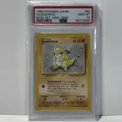 pokemon sandshrew 62/102 Base Set 1999-2000 - Image 1