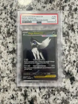 Pokemon TCG Mega Absol EX Sir 180/132 PSA 9 - Image 1