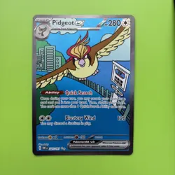 Pokemon TCG Obsidian Flames Pidgeot EX 225/197 - Image 1