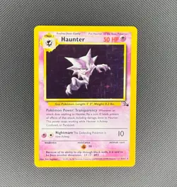 1999 Pokemon TCG Haunter Fossil 6/62 Holo Rare Unlimited Near Mint - Image 1