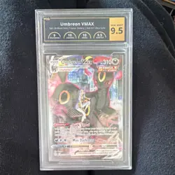 Pokemon Umbreon VMAX TG23/TG30 Full Art Ultra Rare Holo PCG 9.5 Brilliant Stars - Image 1