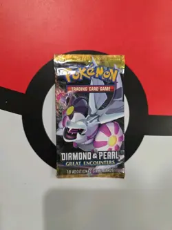 Pokemon Diamond & Pearl Great Encounters Booster Pack | Factory Sealed Palkia - Image 3