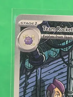 Team Rocket's Weezing 199/182* Illustration Rare Destined Rivals Pokemon English - Image 2