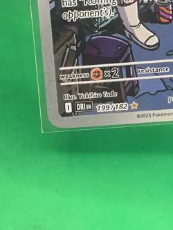 Team Rocket's Weezing 199/182* Illustration Rare Destined Rivals Pokemon English - Image 5