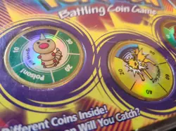 1999 Vintage Pokemon Battling Coin Game - Weedle, Jolteon, Parasect - Image 3