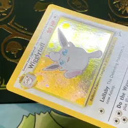 Pokemon TCG Wigglytuff 19/130 ☆ HOLO W/Swirl 🌀 Base Set 2 Vintage LP - Image 5
