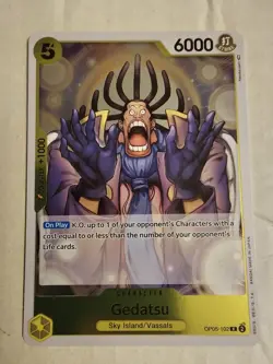 ONE PIECE CCG: AWAKENING OF THE NEW ERA #OP05-102 GEDATSU RARE NM/M - Image 1