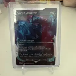 Magic: The Gathering (MTG) - FOIL Clarion Conqueror (Showcase) (Halo Foil) - TDM - Image 2