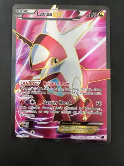 Pokemon Latias EX 112/116 Plasma Freeze Ultra Rare Full Art Holo Card - Image 1