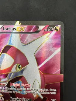 Pokemon Latias EX 112/116 Plasma Freeze Ultra Rare Full Art Holo Card - Image 3
