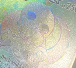 Slowpoke & Psyduck GX HP250 Tag Team Custom Holo Card Rainbow 239/236 LP - Image 3