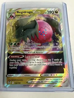 Regidrago VSTAR 136/195 Pokemon Card English Silver Tempest NM - Image 1