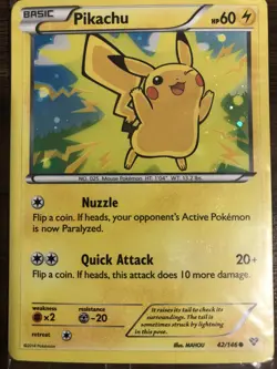Pikachu Holo Limited Movie Promo #42/146 Pokemon XY 2 Card Set Factory Sealed - Image 1