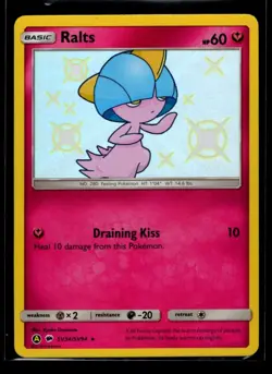 Pokemon Card Ralts SV34/SV94 Holo Hidden Fates NM - Image 1