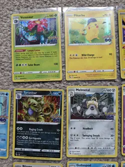 Pokemon GO Holo Rare Bundle 13 Cards Pikachu Zapdos Blissey Venusaur Gyarados - Image 3