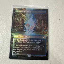 Magic The Gathering Hallowed Fountain (borderless) Lorwyn Eclipsed Foil MTG - Image 2