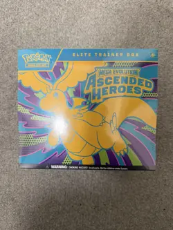 Pokemon TCG Ascended Heroes |Elite Trainer Box ETB New & Sealed (Small Tear) - Image 1