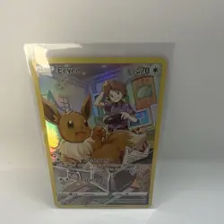 Pokemon TCG Eevee Full Art Ultra Rare Holo TG11/TG30 Brilliant Stars - Image 3