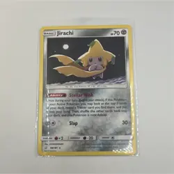 Pokemon TCG Jirachi Holo Rare 99/181 SM-Team Up Basic 70 HP Stellar Wish Slap - Image 1