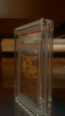 2002 POKEMON LEGENDARY COLLECTION #3 CHARIZARD-REVERSE FOIL PSA 9 -NO OFFERS - Image 2