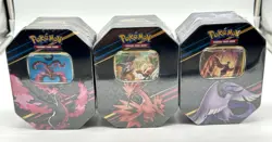 Pokemon TCG: Crown Zenith Tin Set of 3 - Articuno Moltres Zapdos - Sealed - New - Image 1