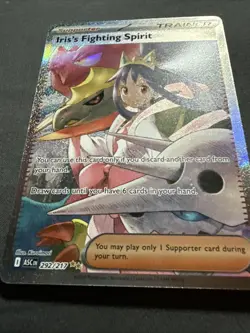 Pokemon TCG ASC Trainer Iris's Fighting Spirit 292/217 Fresh Pull Nm Near Mint 1 - Image 1
