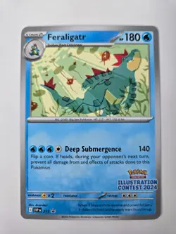 Pokemon Feraligatr 213 Illustration Contest 2024 Promo - Image 1