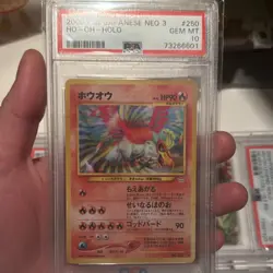 Pokemon Ho-Oh Awakening Legends Holo #250 PSA 10 Japanese 2000 Gem Mint - Image 4