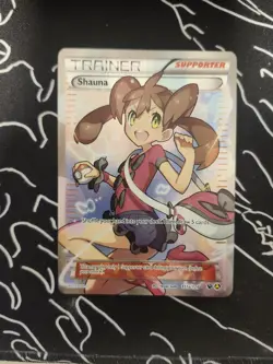 Pokemon TCG Shauna 111a/124 Full Art Trainer Holo Ultra Rare XY Promo MP - Image 2