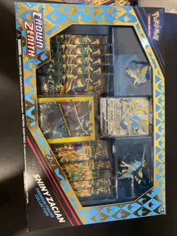 Crown Zenith Pokemon Premium Figure Collection Shiny Zacian New Sealed TCG - Image 1
