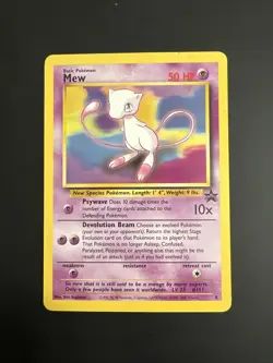 Pokemon TCG Mew Wizards Black Star Promos 8 Regular Promo NM/LP+ - Image 1