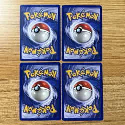 Pokemon TCG Base Set Starters Lot - Pikachu, Charmander, Squirtle Bulbasaur - LP - Image 2