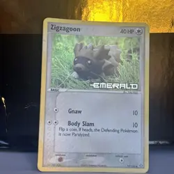 Zigzagoon 74/106 Emerald Holo Pokemon 2005 NM!!! - Image 1