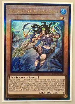 Neptabyss, the Atlantean Prince Prismatic Ultimate Rare RA03-EN013 Yu-Gi-Oh! - Image 1