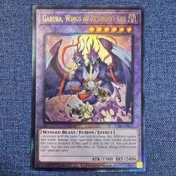 Yugioh Garura, Wings of Resonant Life RA02-EN024 - Prismatic Ultimate Rare - PUR - Image 1
